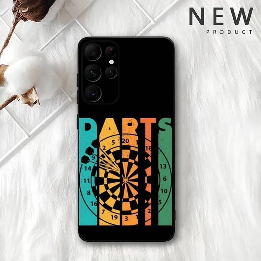 حافظة هاتف سهام لهاتف سامسونج S 25,24,23,22,30,21,10,9,Ultra,Plus,Lite,FE,4,5G حافظة سوداء ناعمة