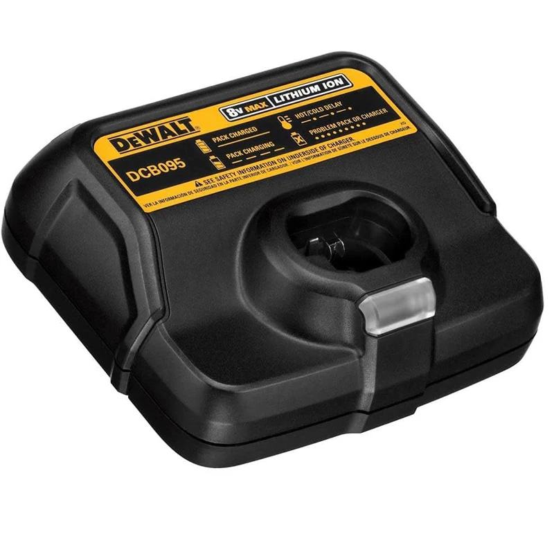 DEWALT DCB095 8V MAX Lithium Battery Charger LED Indicator Light Fast Charging Power Tool Accessories