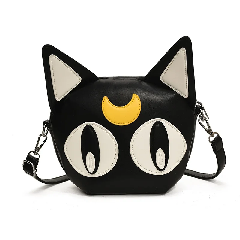 

Cool and Cute Cartoon Cat Girl Crossbody Bag 2025 Personalized Street Commuter Shoulder Bag