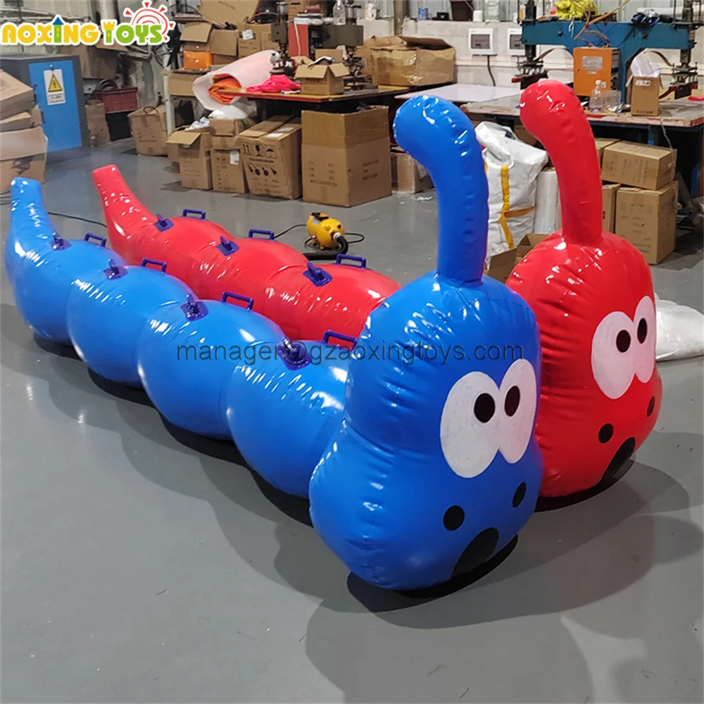 Outdoor Team Building Inflatable Caterpillar Racing Sports Games For School Sports Ground Match For Kids  Adults