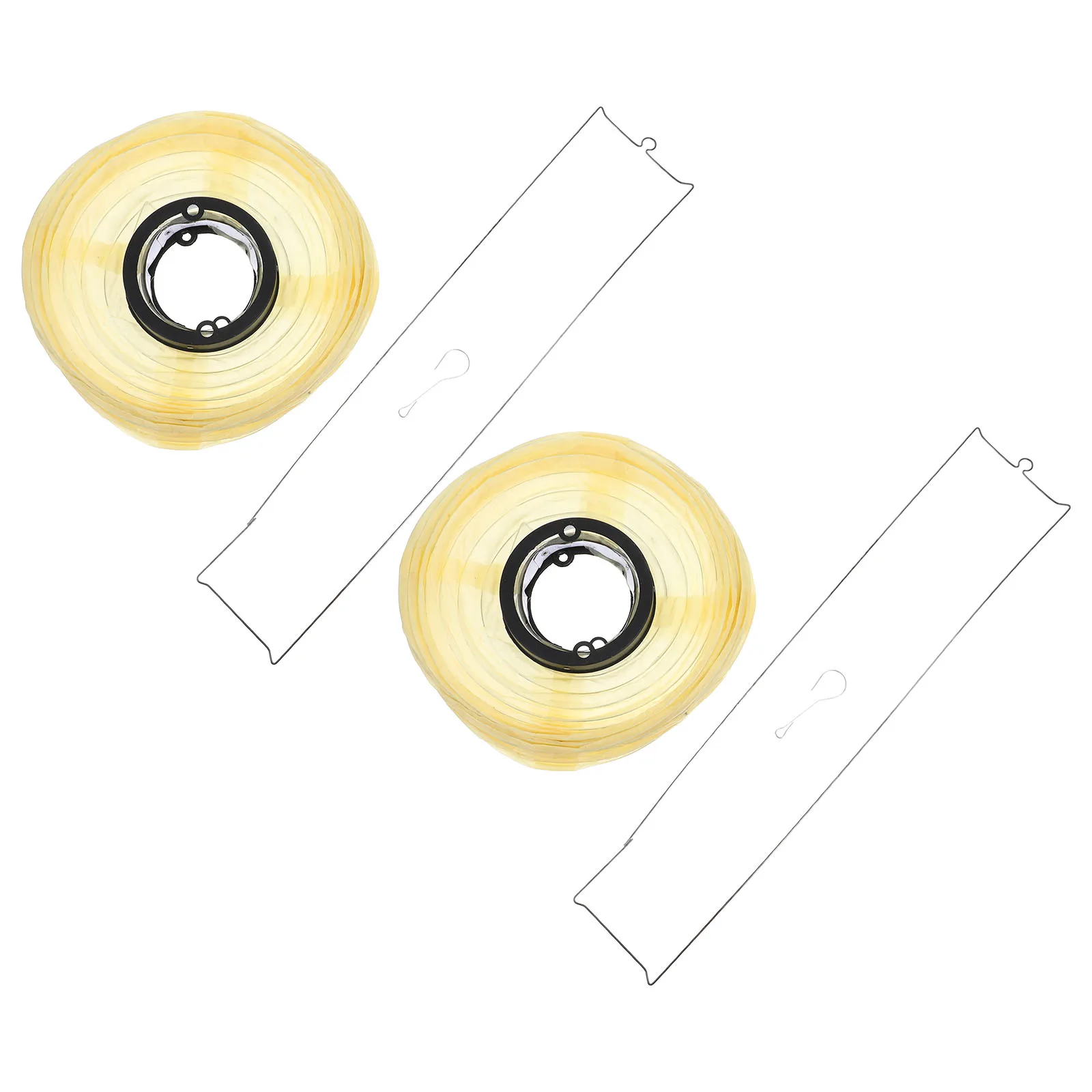 

2pcs Japanese Style Waterproof Fabric Lanterns Foldable Hanging Decorative Ornaments For Home Restaurant Exquisite Outdoor
