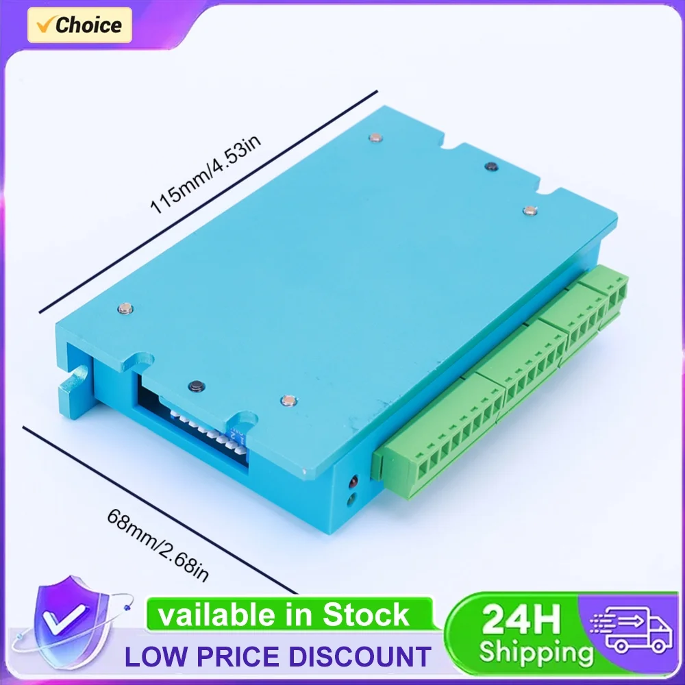 HBS57 Stepper Motor Driver Controller 0-200kHz Step Motor Driver AC20-80V/DC24-70V Encoder 1000 Lines for Nema23/Nema24 Motor