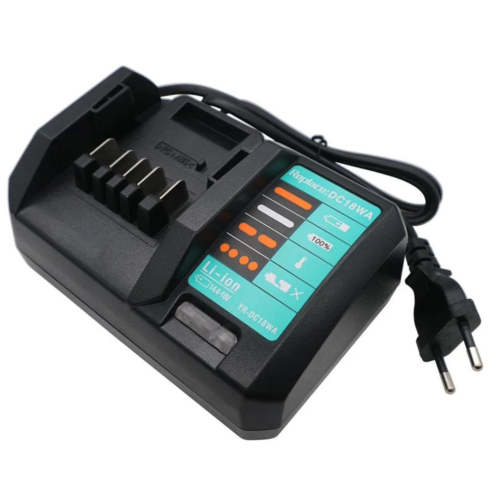 

14.4V-18V Charger DC18WA for Maktec MAKITA DC18SG DC1851 BL1813G BL1415G BL1815G BL1413G UH522D UM167D UR180D(EU Plug)