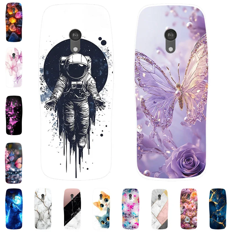 Para Nokia 105 4G 2023 funda transparente de silicona suave para Nokia 3210 Nokia105 4G 2021 Nokia105 funda de teléfono Fundas transparentes