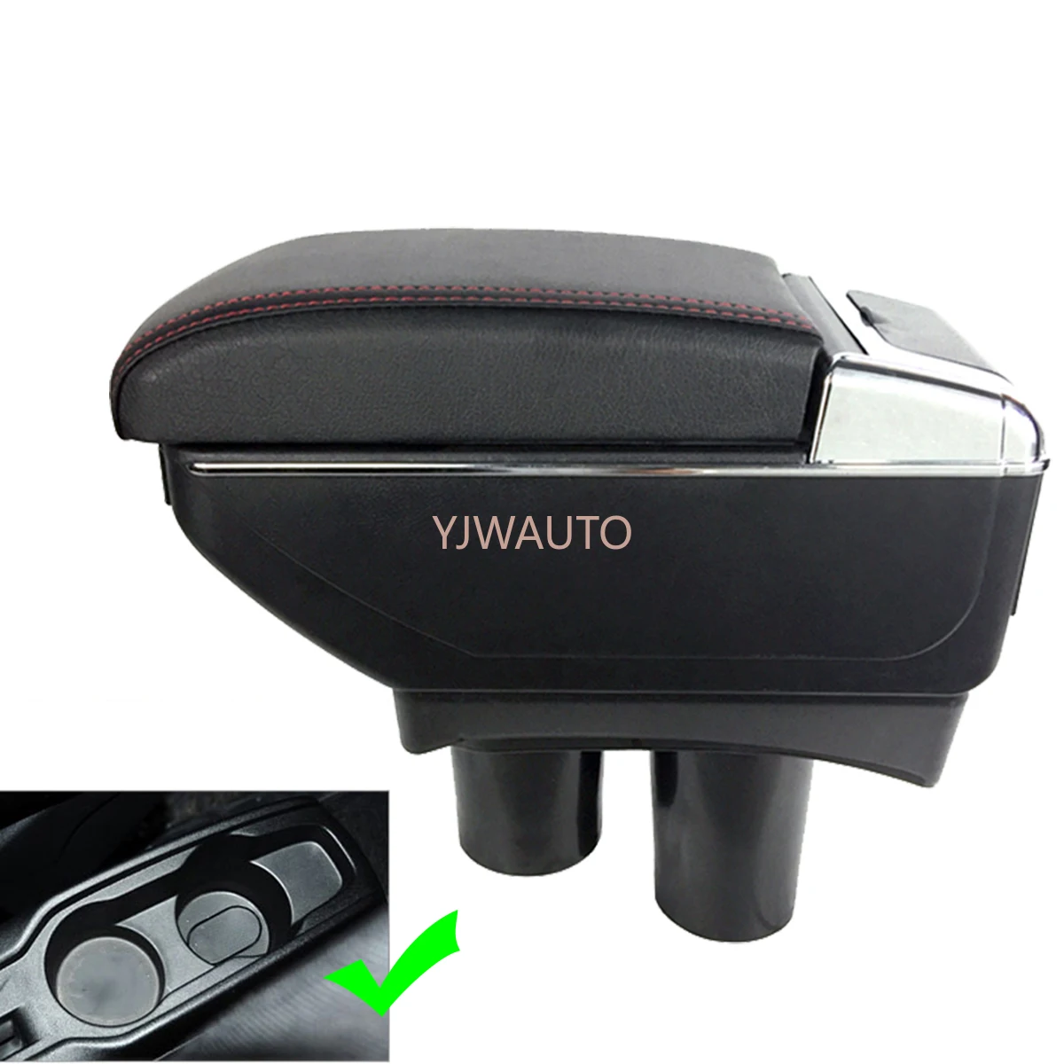 Armrest For Peugeot 301 C-Elyse Center Console Box Car Arm Rest Ashtray Storage Box with CUP Holder