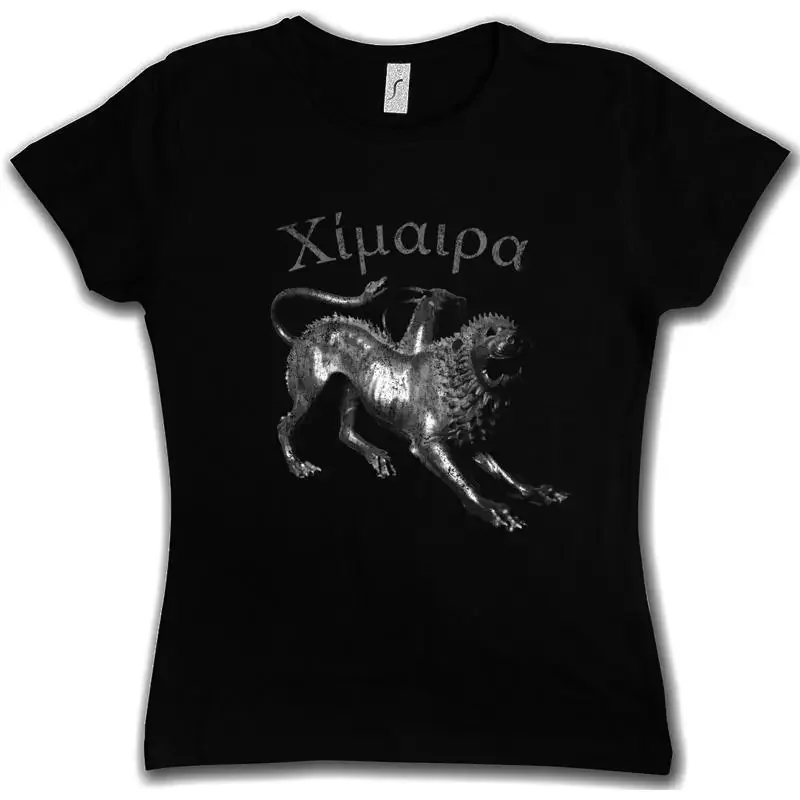 CAMISETA CHIMERA Mitología Chim re Manticor Griffon León