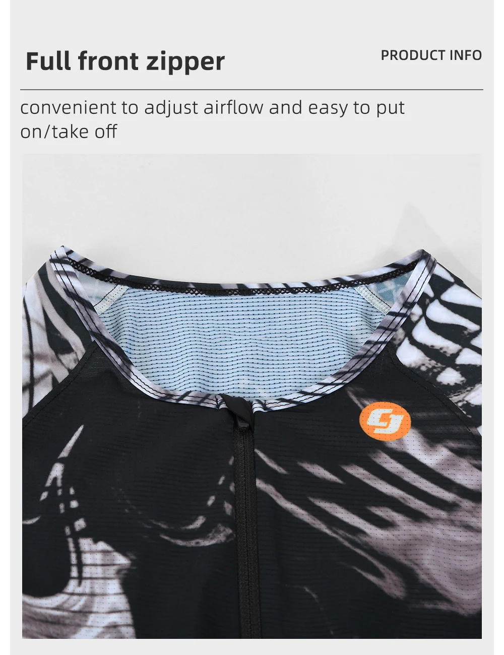 Cheji Herren Pro Team Aero Rennanzug – Detail 9