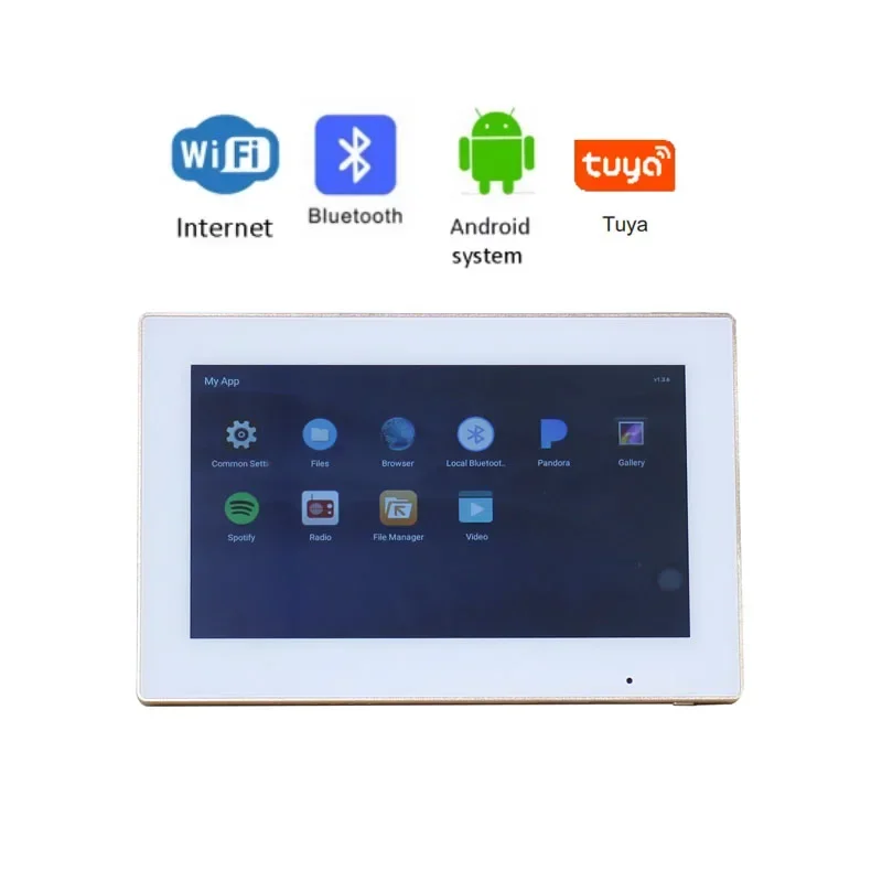 New Multi Home Audio System 4-CH WiFi wall amplifier with Android for background music TUYA