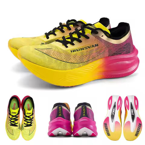 IRUNSVAN  Lightweight Marathon Sneakers Men Running Shoes Breathable Sports Shoes Casual Comfortable Athletic Training Unisex