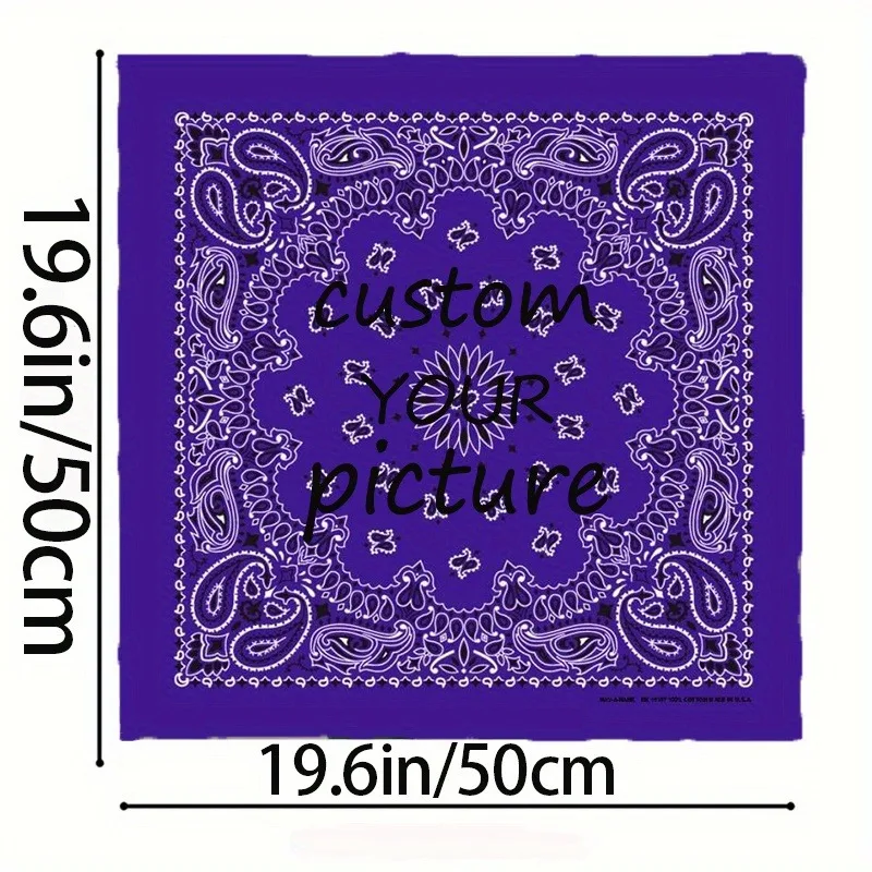 Custom Silk Scarf Personalized Scarf for Women Luxury Photo Name Pattern Birthday Gift Wedding Anniversary Gift Multiple Sizes