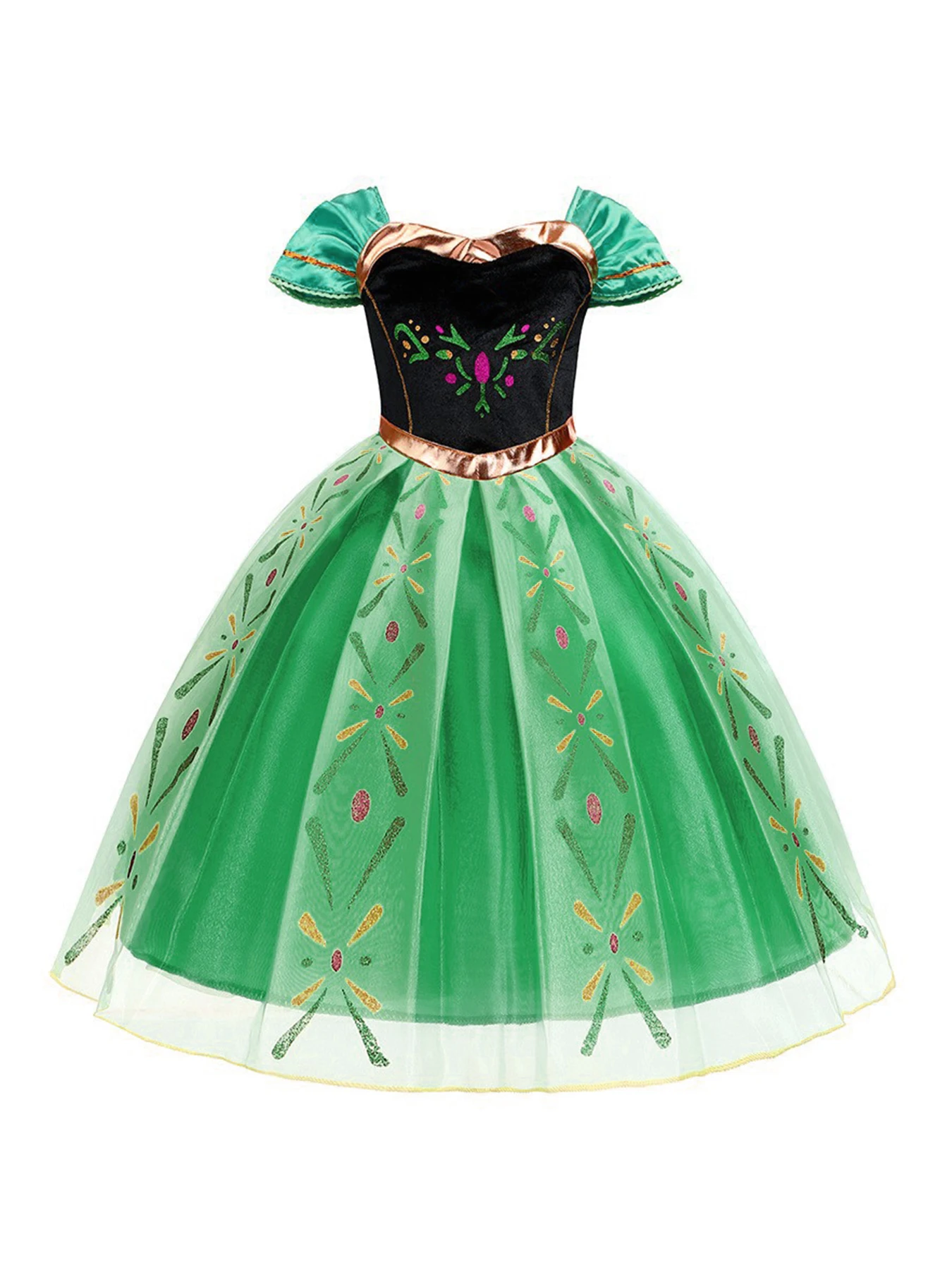 Cosplay Princess Dress Elso Costume Cosplay Costume Girl, Carnival Birthday party children's costume 2025