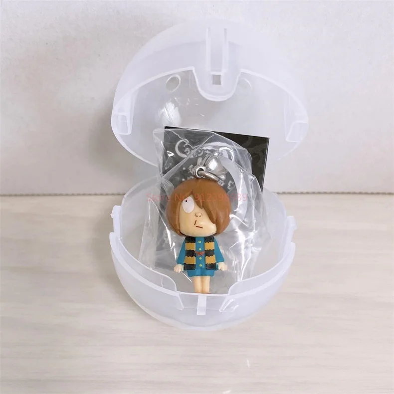 Bandai Original 5Pcs Gashapon めじるしアクセサリー Kitaro ゲゲゲ Anime Figure Toys Gift Collectible Model Ornaments
