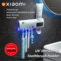 Xiaomi Multifunctional Toothbrush Holder Induction UV Sterilization Automatic Toothpaste Squeezing Support Electric Toothbrush