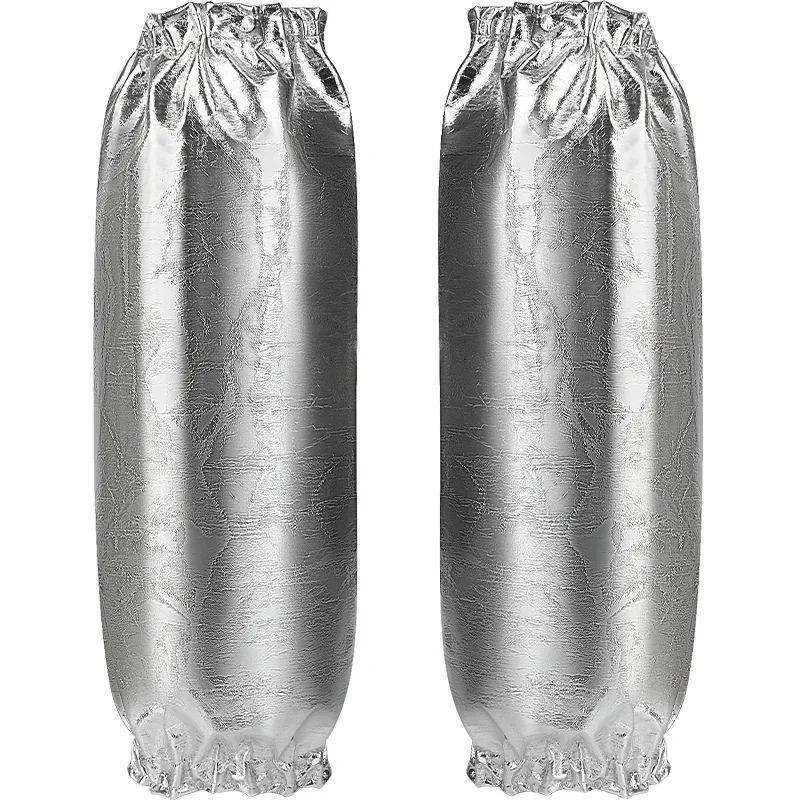 Aluminum Foil Fireproof Sleeve Heat Insulation Sleeve Flame-retardant Scalding-proof and Fireproof Flower Welder Sleeve