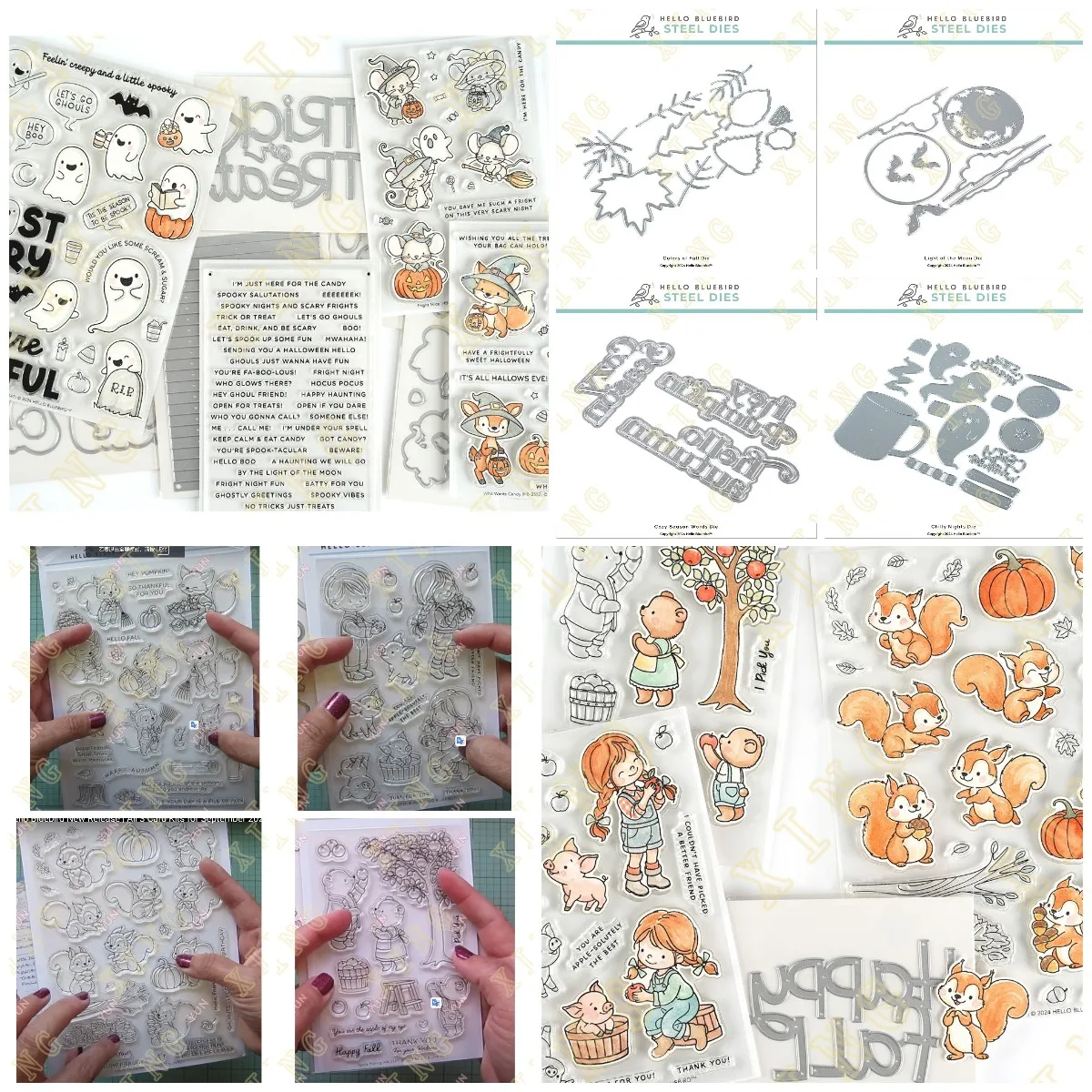 New Halloween Ghosts Trick or Treat Words Metal Cutting Dies And Stamps DIY Scrapbooking Card Stencil Paper Cards Handmade Album