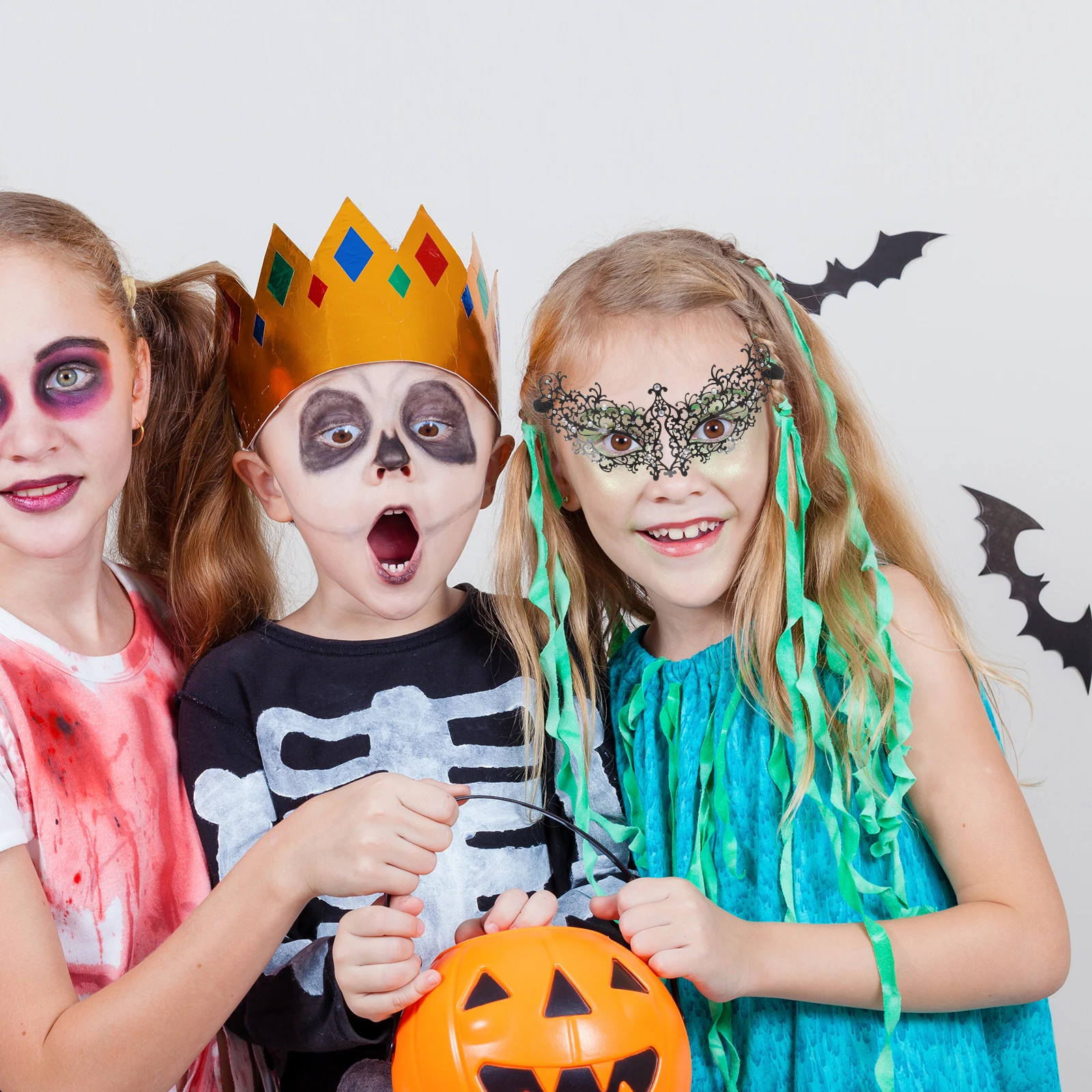 Iron Art Mask Unique Design Halloween Metal Face Mask For Women Party Cosplay Masquerade Decor Costume Supply