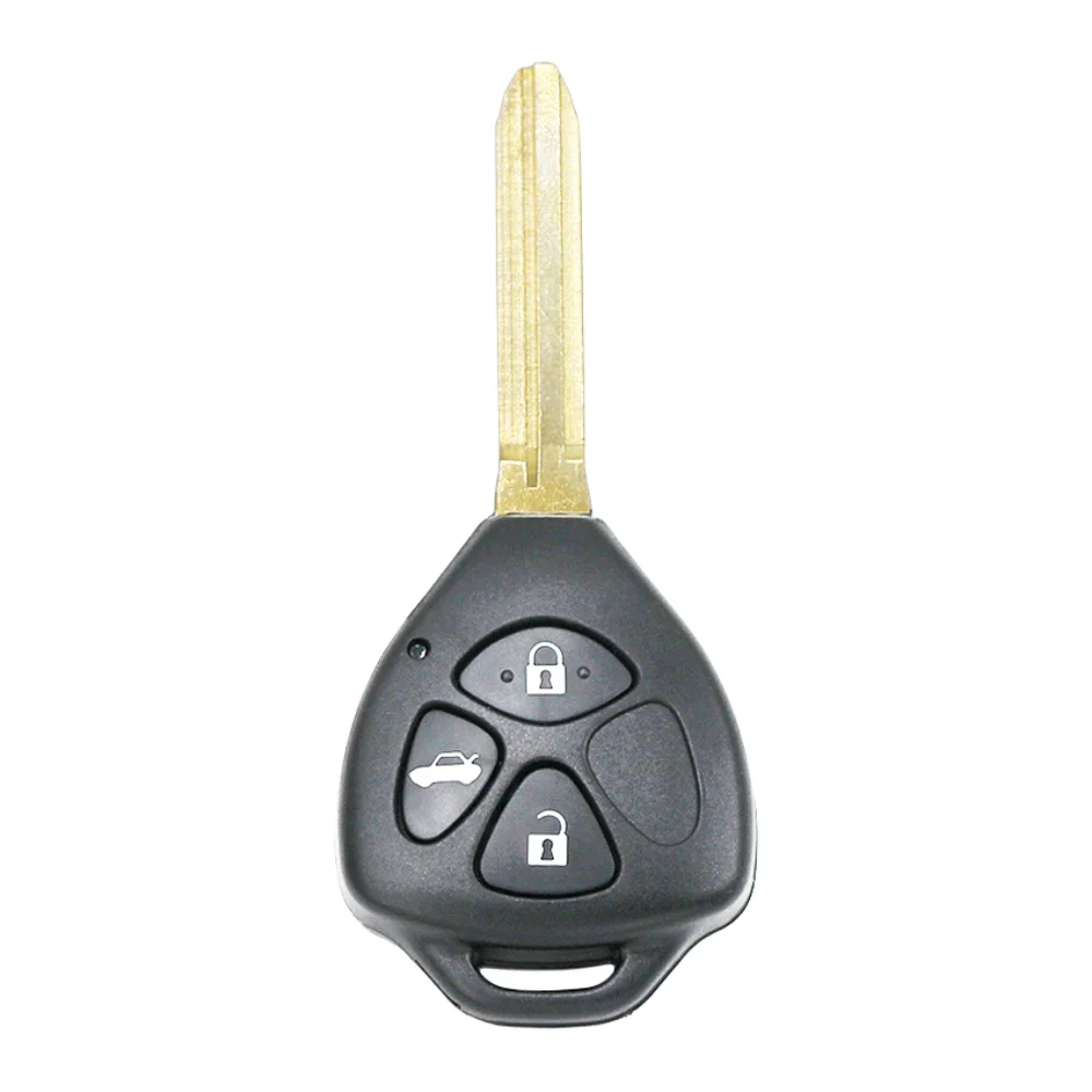 Ecusells 2/3 زر مفتاح السيارة عن بعد 433 ميجا هرتز 4D67 رقاقة TOY43 شفرة غير مقطوعة لتويوتا RAV4 كورولا كامري 2006 2007 2008 2009 2010