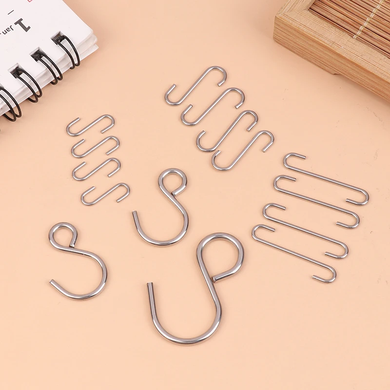 5PCS/SET 1/3 1/4 1/6 1/8 S Hook For Mini Doll Hands, Feet, Head Connection Hooks Doll Accessories