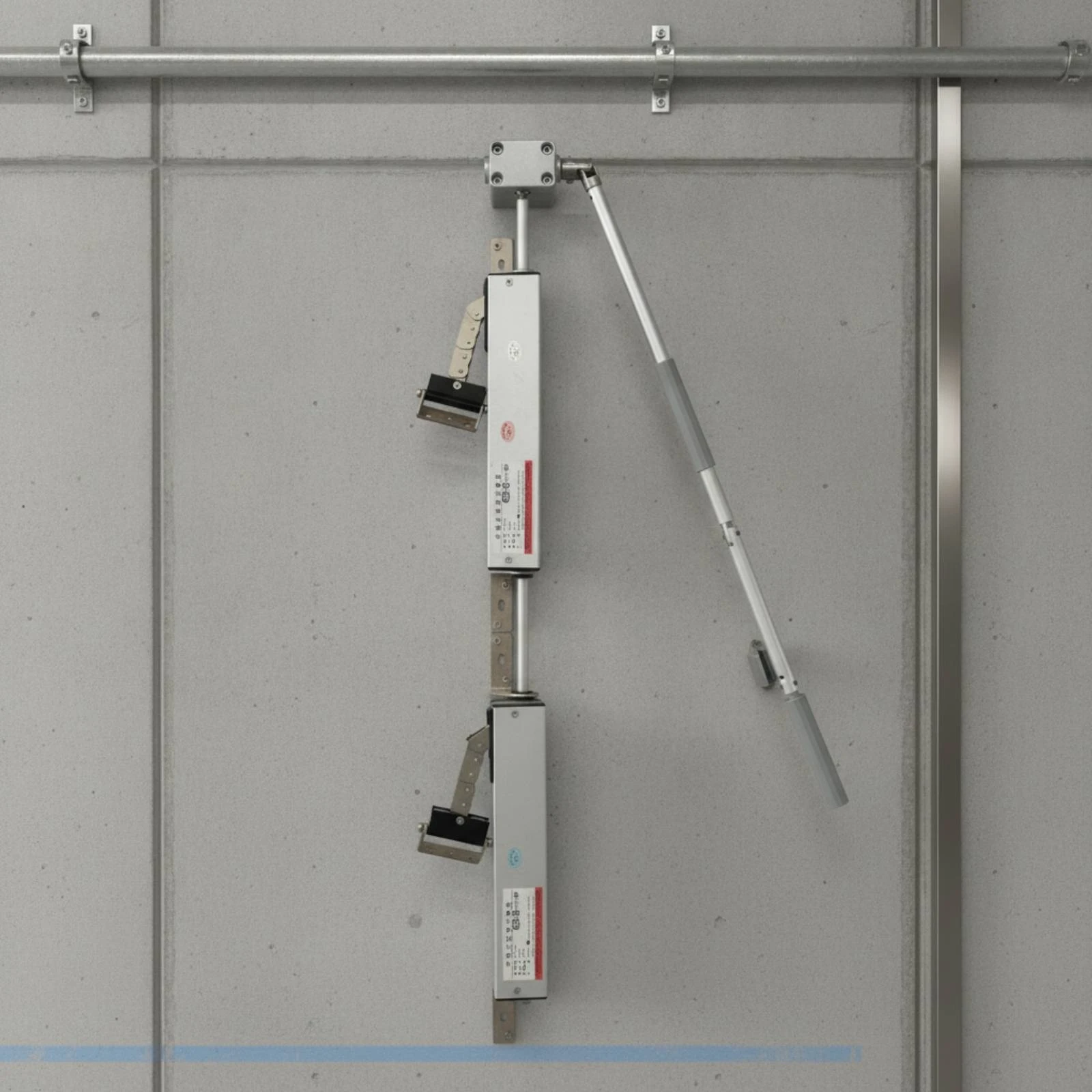 Window Opener with Hand Crank Silver-Toned Manual Window Opener Hardware Built-in Overload Protection for Ventilation