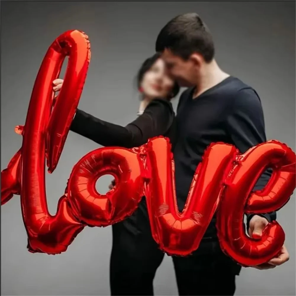 

Love Heart Bear Foil Balloons Happy Birthday Valentine’s Day Party Decor Air Helium Globos Wedding Decorations Kids Toys Balloon