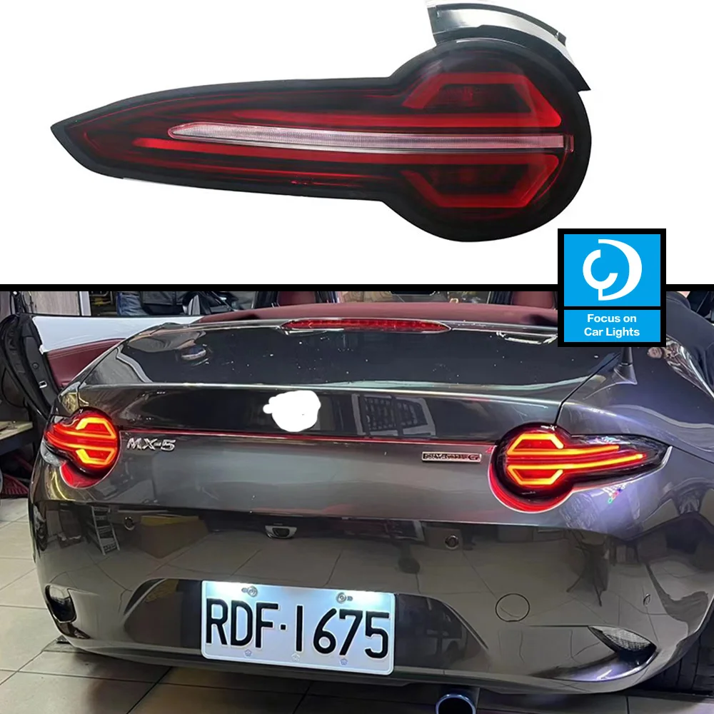 Taillights Styling  for 2016-2018 Mazda MX-5 modified rear LED DRL Running Signal Brake Reversing Parking Lighthouse Facelift