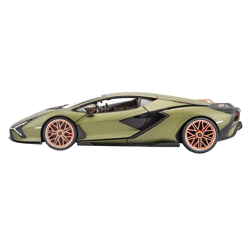 Bburago 1:18 Scale Lamborghini Sian FKP 37 Alloy Luxury Vehicle Diecast  Cars Model Toy Collection Gift