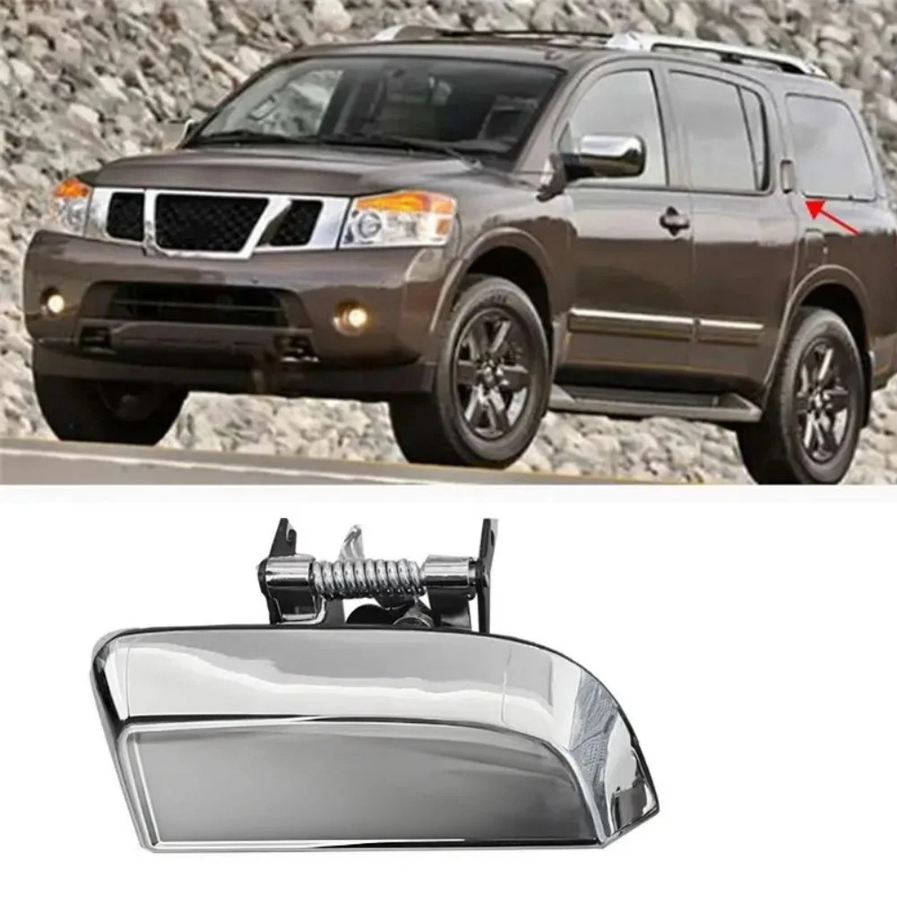 Chrome Rear Door Handle for Nissan For Armada 2004 2005 2006 2007 2008 2009 2010 2011 2012 2013 2014 2015 ABS Material