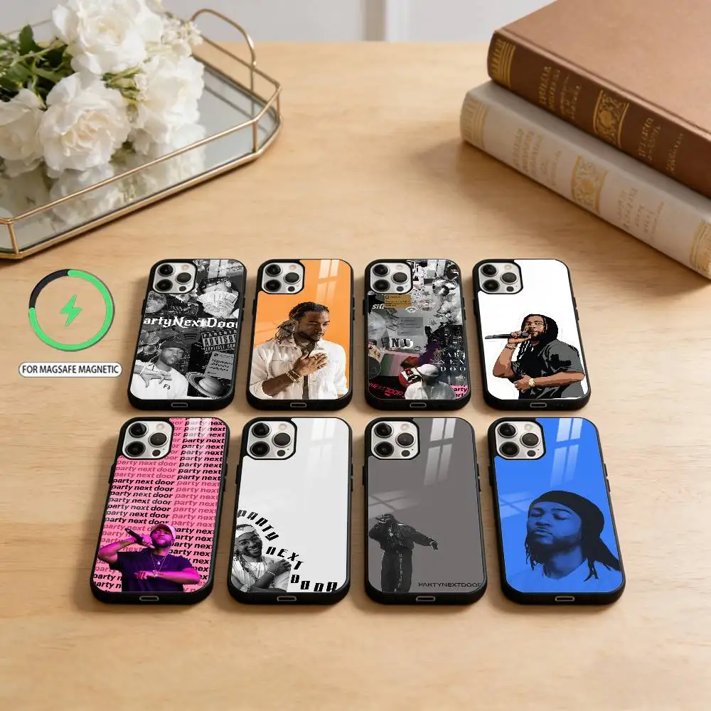 

P-Partynextdoor Rapper Phone Case For iPhone17,16,15,14,13,12,11 Plus,Pro Max Magnetic For Magsafe Wireless Charging