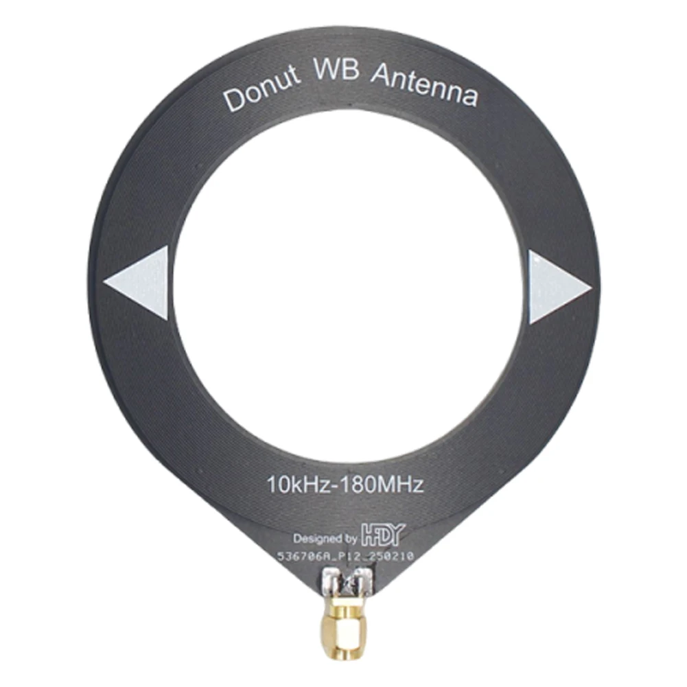 Мини-круглая антенна 10 кГц-180 МГц MW SW, петлевая антенна, антенна Sweet Donut, антенна WB для радиостанций, рации SDR