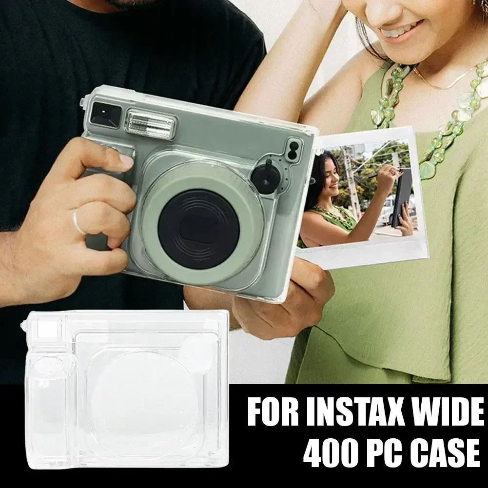 YP Transparent Anti Drop Camera Case Instax WIDE 400 Simple and Durable Scratch Resistant PC Crystal Case