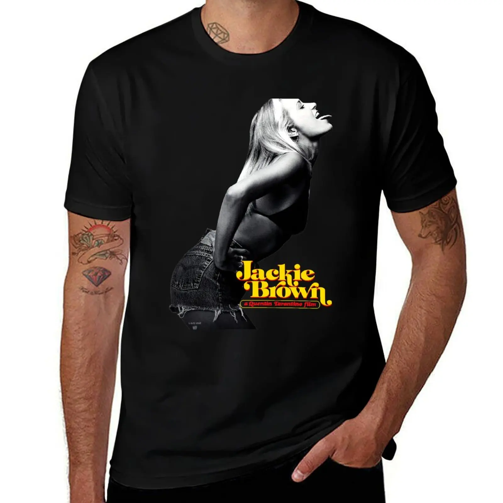 Jackie Brown Bridget Fonda Poster T-Shirt korean fashion vintage anime shirt t shirt men