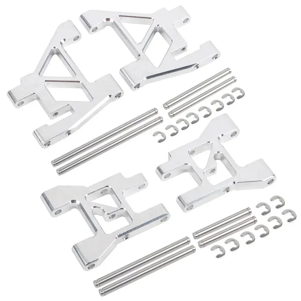 Brazo inferior de suspensión delantera y trasera de aluminio para chasis Tamiya TA02 TA-02