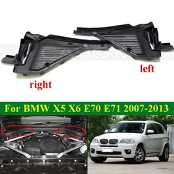 CAPQX Air Filter Microfilter Housing Cover Replacement For BMW X5 X6 E70 E71 07-13 Front Windshield Wiper Cowl Trim Water Plate