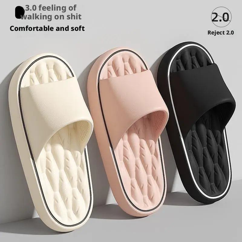 

Bathroom House Slippers Leaking Quick-Drying Shower Slipper Light Weight Waterleaky Beach Flip Flops Women Swimming Slides