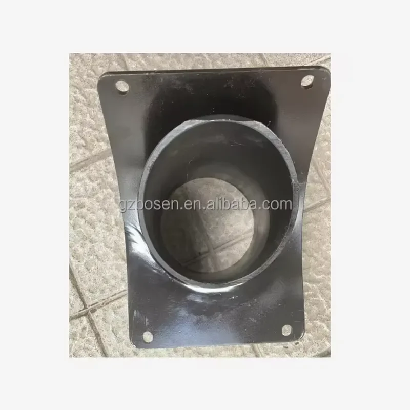 Square to Round ABS Plastic Ventilation Duct Transition Adapter for Fresh Air System HVAC Pipe Connector Fitting Reducer ABS