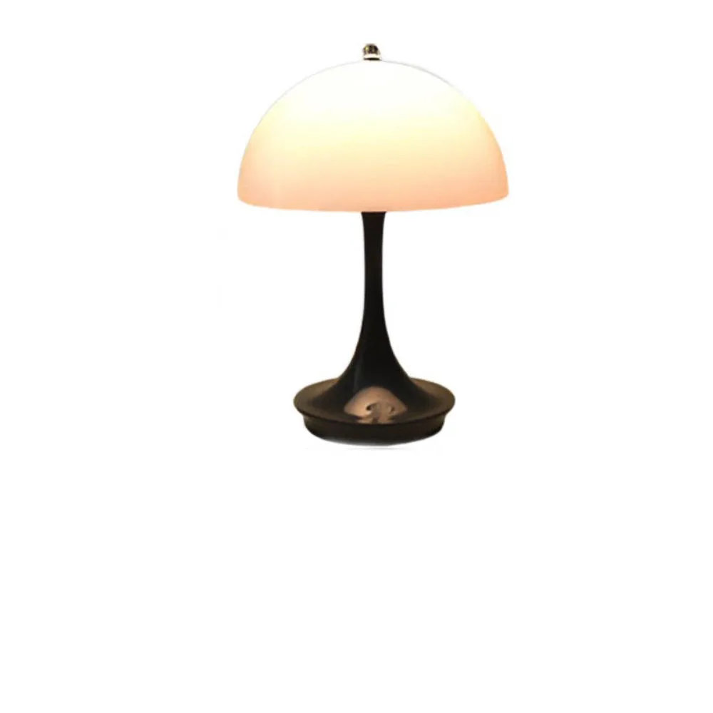 

Moderrn Rechargeable Mushroom Table Lamp 3 Colors Dimming Atmospheric Desk Lamp High-end Touch Bedroom Decorative Light Bedside