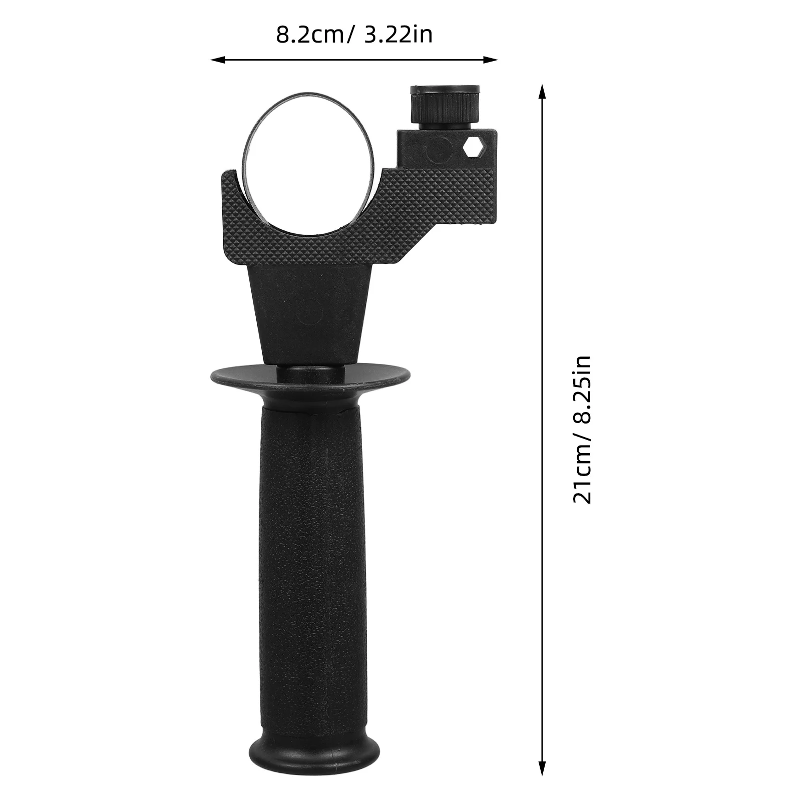 Maniglia di ricambio per martello elettrico Impugnatura per trapano a percussione in ferro ABS Design ergonomico sicuro e confortevole per il fai da te e l'uso professionale