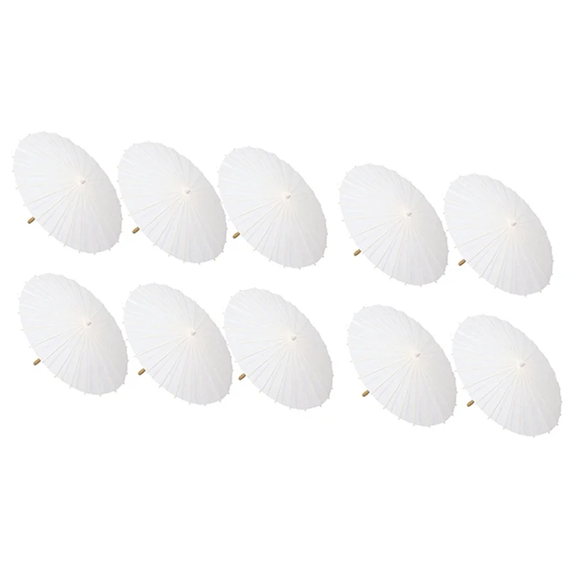 

10 шт., бумажный зонтик, свадебный зонтик, вечерние бамбуковые зонтики для свадебного душа, центральные детали, реквизит для фотосессии 23,6 дюйма-AT36