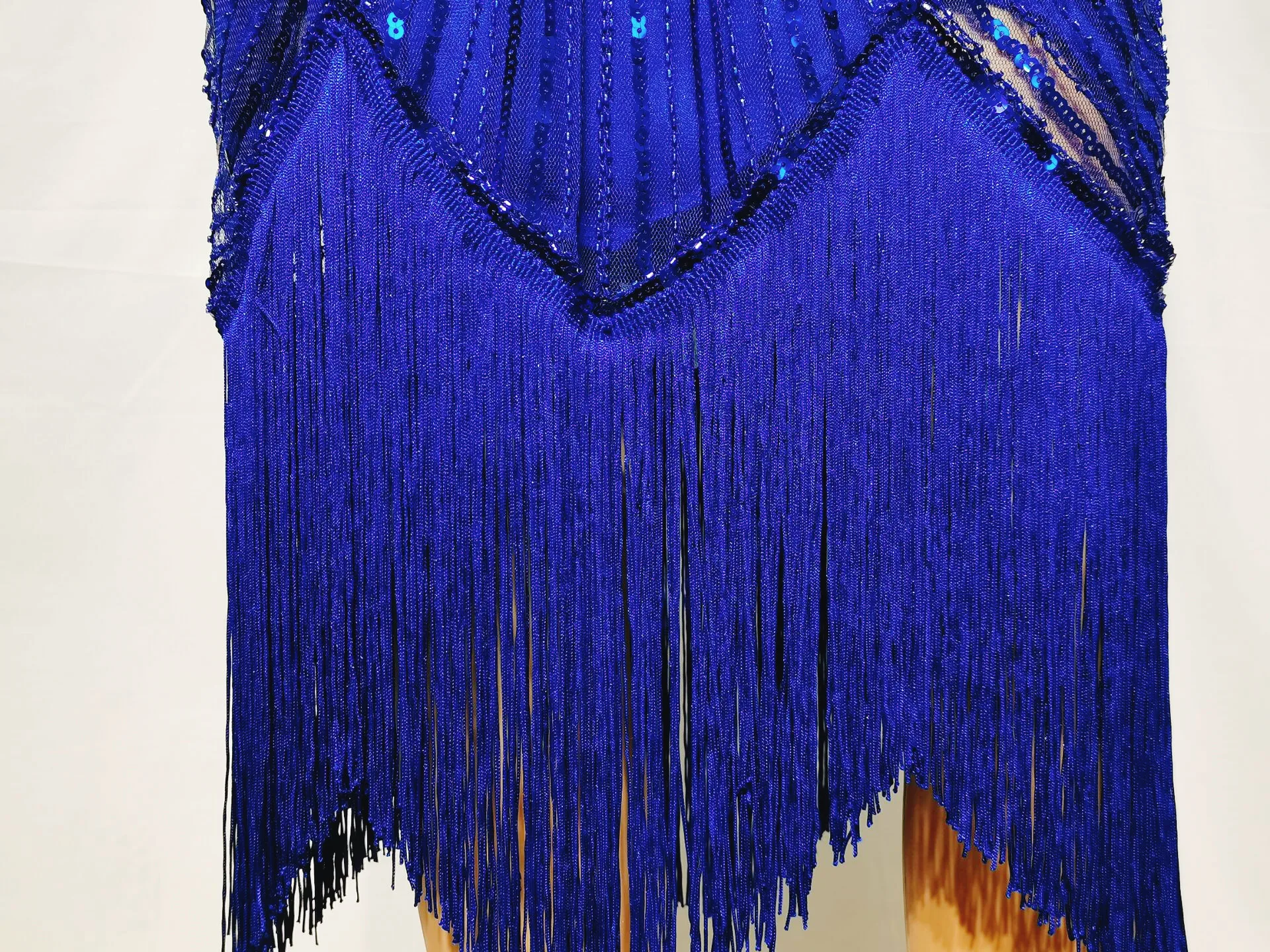 Vestido flapper vintage com franja de lantejoulas, vestido midi gola o, grande Gatsby dos anos 1920, boné, azul, festa de verão