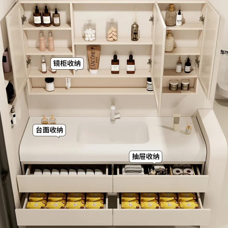 أدوات خزانة الحمام الفاخرة الحديثة عناصر خزانة الملابس الفاخرة منظم الترفيه أثاث مكتبة Mobiletto Bagno