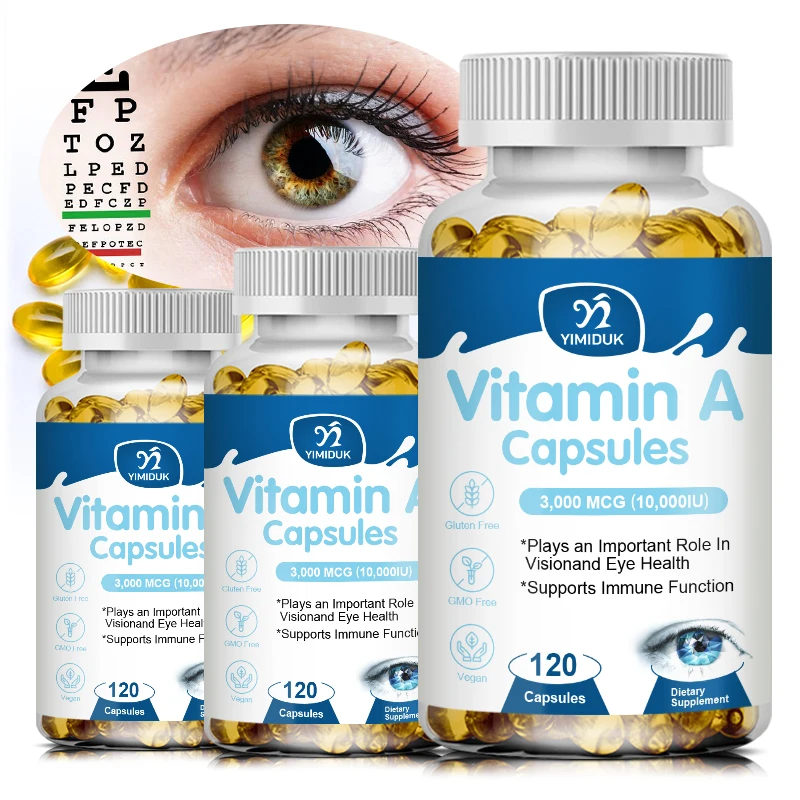 

Vitamin A 10,000 IU from Cod Liver Oil Supports Vision and Cellular Health, Healthy Growth & Reproduction, Immune & Skin Health