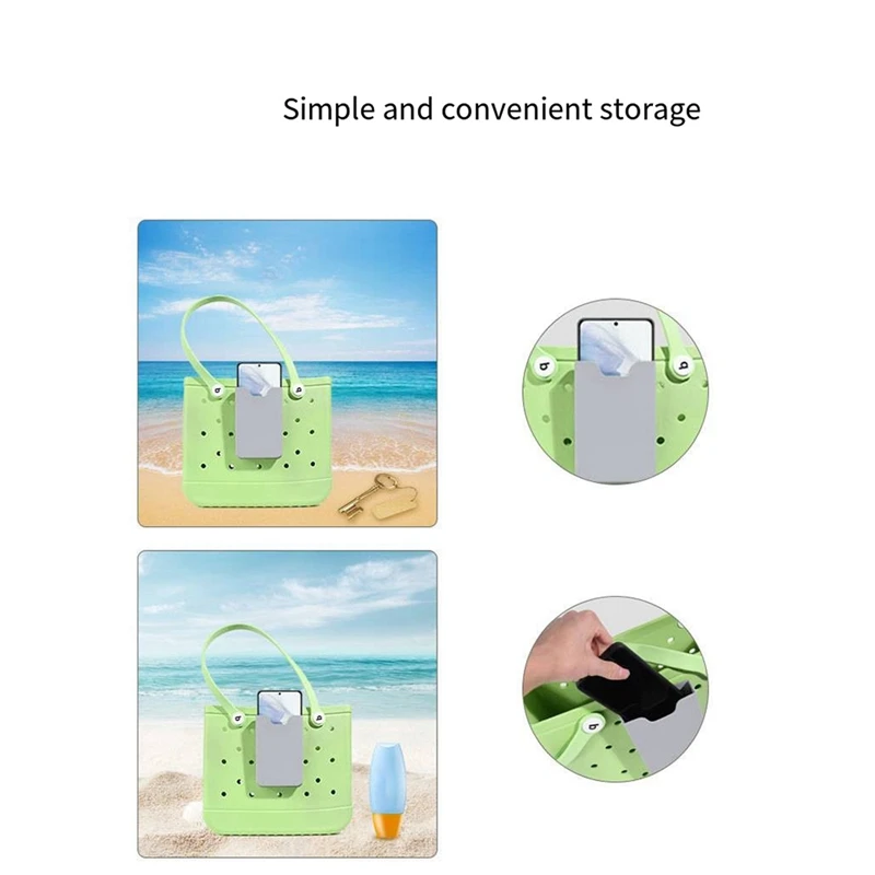 Hot Mobile Phone Storage Bag, Beach Bag Accessories, For Bogg Hole Bag Mobile Phone Holder, Pendant Insert Accessories