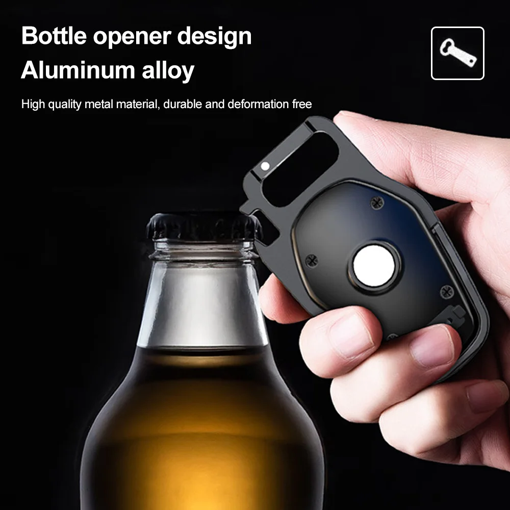 Mini Bright Camping Lantern LED Flashlight Rechargeable COB Work Light Five lighting modes Waterpoor Magnetic Keychain Lamp