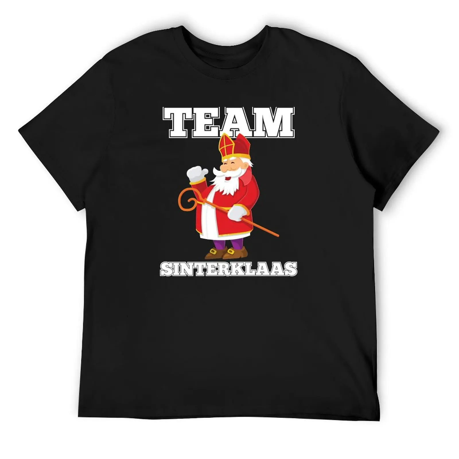 Dutch Christmas Team Sinterklaas graphic T-Shirt heavyweights customs boys animal print summer top compression shirt men