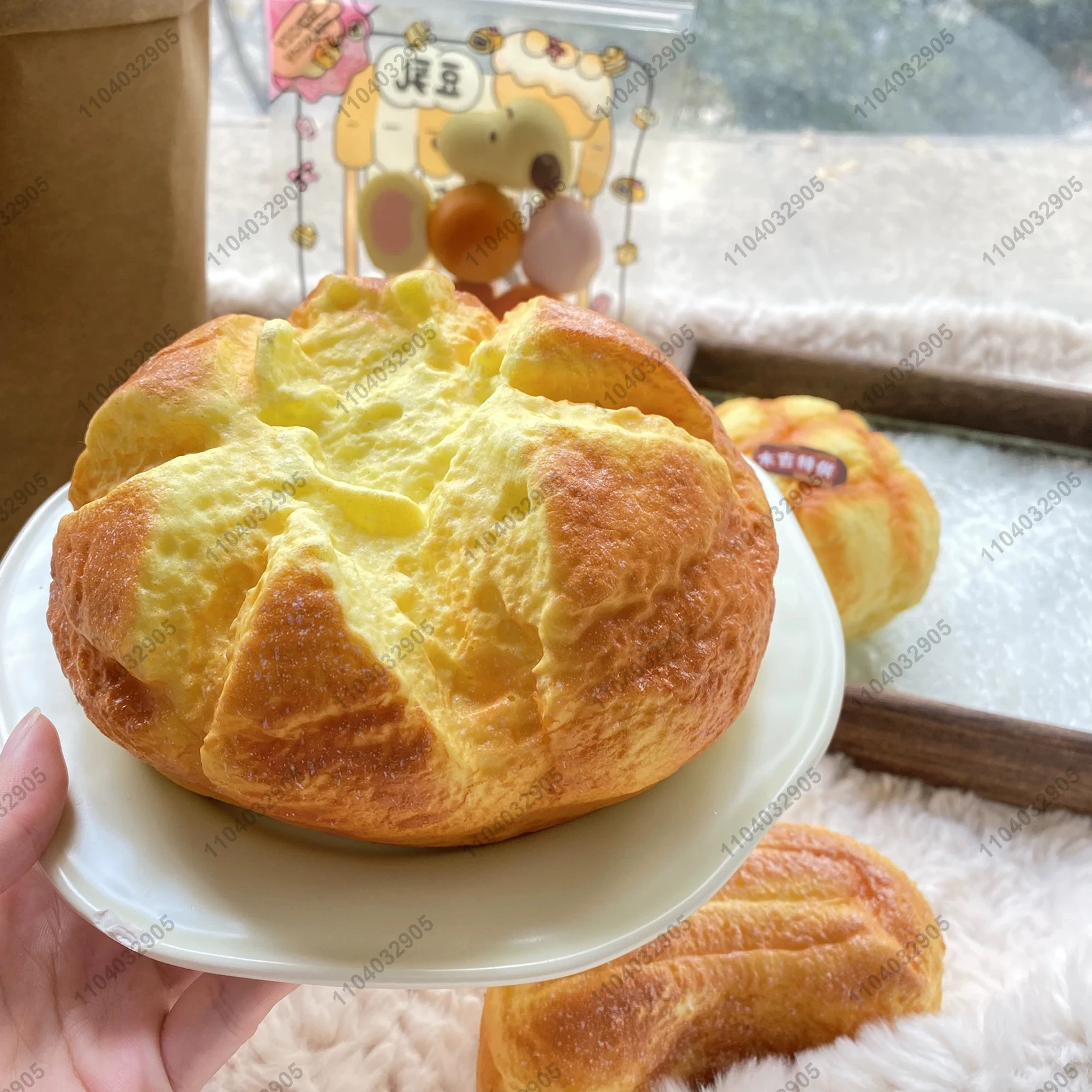 Pain gâteau Toast lente augmentation Squishy boulangerie Collection Squishy rebond lent presser jouet Anti-Stress libération main Relax jouet