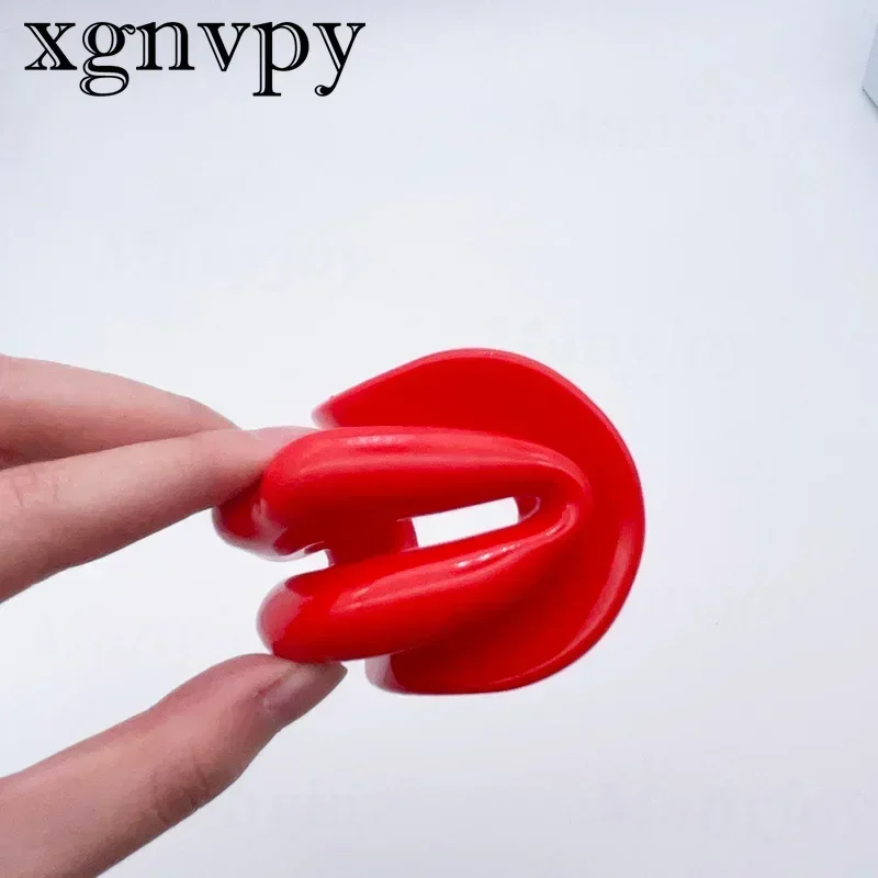 xgnvpy Sexy Lips Rubber Mouth Gag Open Fixation Oral Toy Adult Game Sex Tool Couples Play O Ring Dilator Sex Toys for Intimate