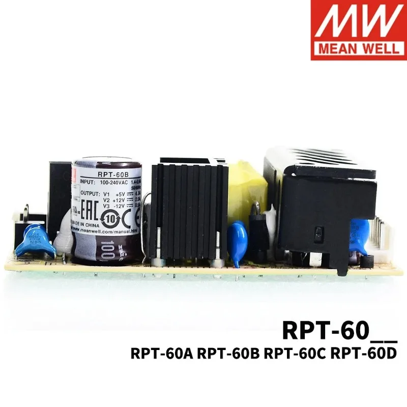 

Источник питания MEAN WELL RPT-60 RPT-60A RPT-60B RPT-60C RPT-60D RPT-6003 5 В 12 В 24 В