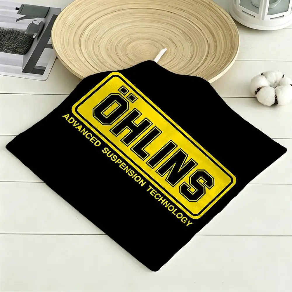 shock absorber O-Ohlins logo Reusable Hanging Kitchen Towel, Polyester Cotton Soft Fabric for Office Home Daily Life view 6