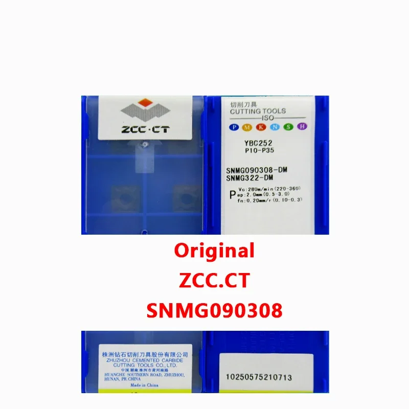 ZCCCT SNMG090304 SNMG090308 SNMG 090304 090308 Finishing Medium Drehen Hartmetall Einsätze Schneiden Werkzeug CNC Werkzeuge Drehmaschine Cutter Werkzeug