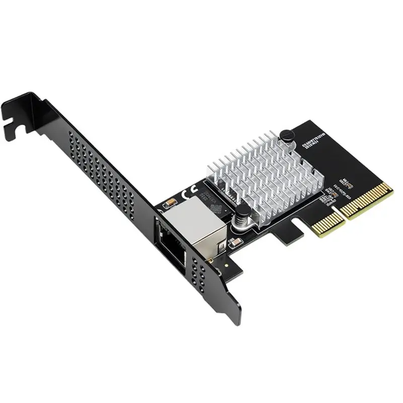 M52K-Realtek RTL8127(PXE) Pcie 3.0 X4 1-Port 10G RJ45 Network Card- Upgrade For NAS For Servers And Workstations W
